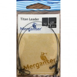 Поводок Merganser Titan 12кг 15см 2шт