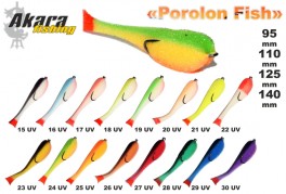 Porolona māneklis Porolon Fish FPD (divžuburis, 110 cm,  krāsa: 15,  iep. 10 gab.)
