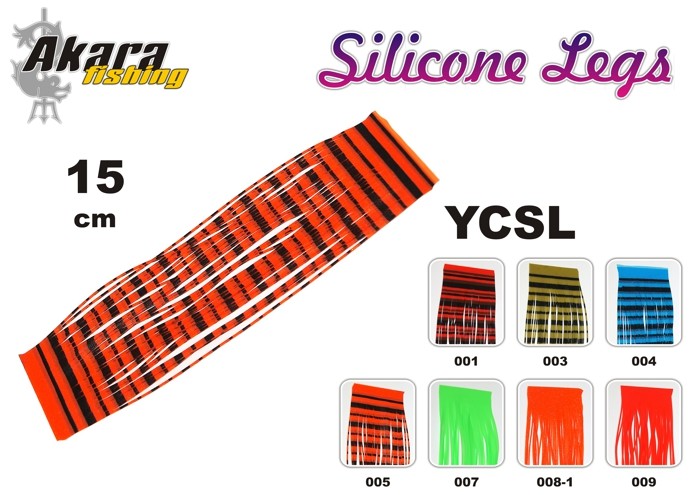 @ Материал для вязки мушек AKARA Silicone Legs YCSL (15 cм, цвет: 008-1)