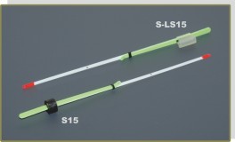 Кивок AKARA S-LS 15S лавсановый (силик.крепл., 80 мм, жёсткость: 0,35, нагр.: 0,55 - 2,20 г, упак. 10 шт.)