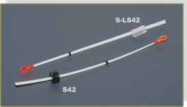 Lavsāna sardziņš AKARA S-LS 42S (silikona stipr., 120 mm, stingrums: 0,50, slodze: 0,70 - 1,60 g, iepak. 25 gab.)
