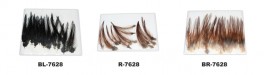 Mušu sienamais materiāls AKARA Feather 7628 (4,0 cm, krāsa: Brown)