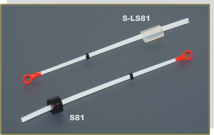 Кивок AKARA S-LS 81S лавсановый (силик.крепл., 100 мм, жёсткость: 0,50, нагр.: 0,70 - 1,40 г, упак. 1 шт.)