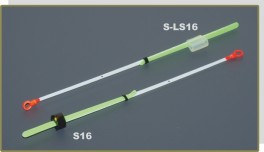 Lavsāna sardziņš AKARA S-LS 16S (silikona stipr., 120 mm, stingrums: 0,25, slodze: 0,30 - 1,2 g, iepak. 10 gab.)