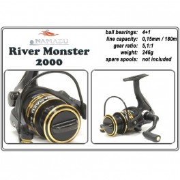 Spole NAMAZU River Monster 0 - 2000