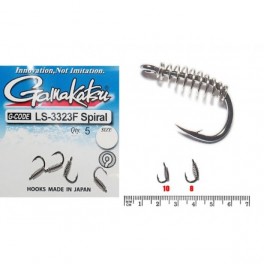 Крючки Gamakatsu LS-3323F Spiral *8