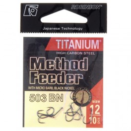 Крючки Robinson Titanium Method Feeder 503BN *12 10шт