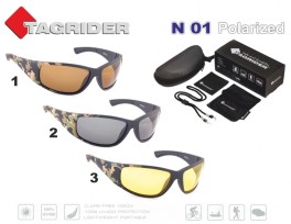 Saulesbrilles TAGRIDER N 01 (polarizētas, filtru krāsa: Brown)