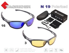 Saulesbrilles TAGRIDER N 19 (polarizētas, filtru krāsa: Blue Mirror)