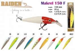 @ Vobleris RAIDEN «Makrel» 150 F (28 g, 150 mm, krāsa 10, iep. 1 gab.) | atlaides nav!