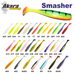 Silikona māneklis AKARA SOFTTAIL «Smasher» (100 mm, krāsa 420, iep. 4 gab.)