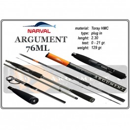 Спиннинг NARVAL Argument 76ML - 230, up to 21