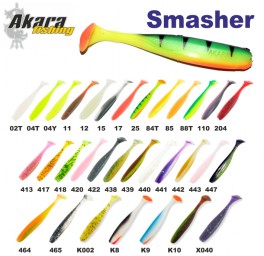 Silikona māneklis AKARA SOFTTAIL «Smasher» (100 mm, krāsa X040, iep. 4 gab.)