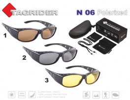 Saulesbrilles TAGRIDER N 06 (polarizētas, filtru krāsa: Gray)