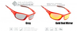 Солнцезащитные очки TAGRIDER N 26 (поляриз., цв. фильтров: Gold Red Mirror)