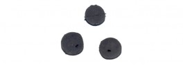 Amortizators AKARA BD-3155 (gumija, melns, 6 mm, iep. 10 gab.)