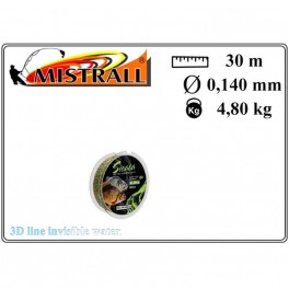 Леска MISTRALL 3D Sicata 30 - 0.14 / 4.8