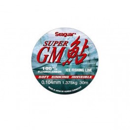 Леска флюорокарбоновая Seaguar Super GM Ice Fishing 30м 0.104мм