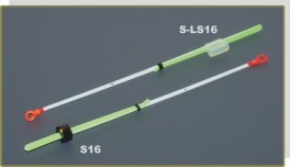 Кивок AKARA S-LS 16S лавсановый (силик.крепл., 140 мм, жёсткость: 0,35, нагр.: 0,40 - 1,80 г, упак. 10 шт.)