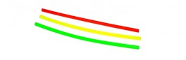 Кембрик силиконовый K15 (L15 см, D3,0-4,6 мм, красный)