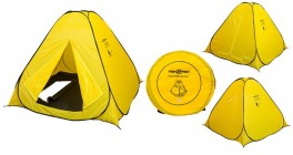 Палатка F2F Automatic 150 зимняя (200 x 200 x 150 см, 2,8 кг, цвет: жёлтый)